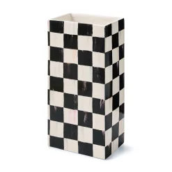 Courtly Check Pillar Vase