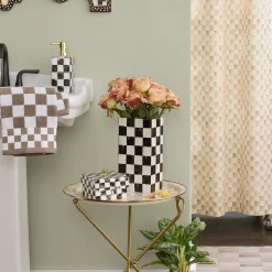 Courtly Check Pillar Vase