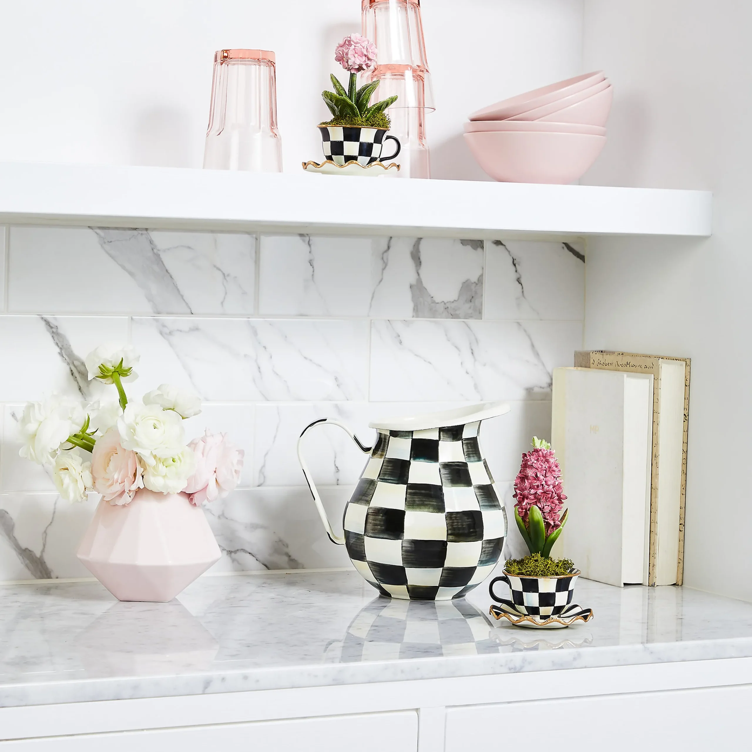 Courtly Check Pitcher