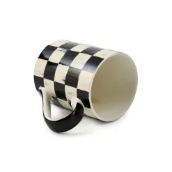Courtly Check Porcelain Mug
