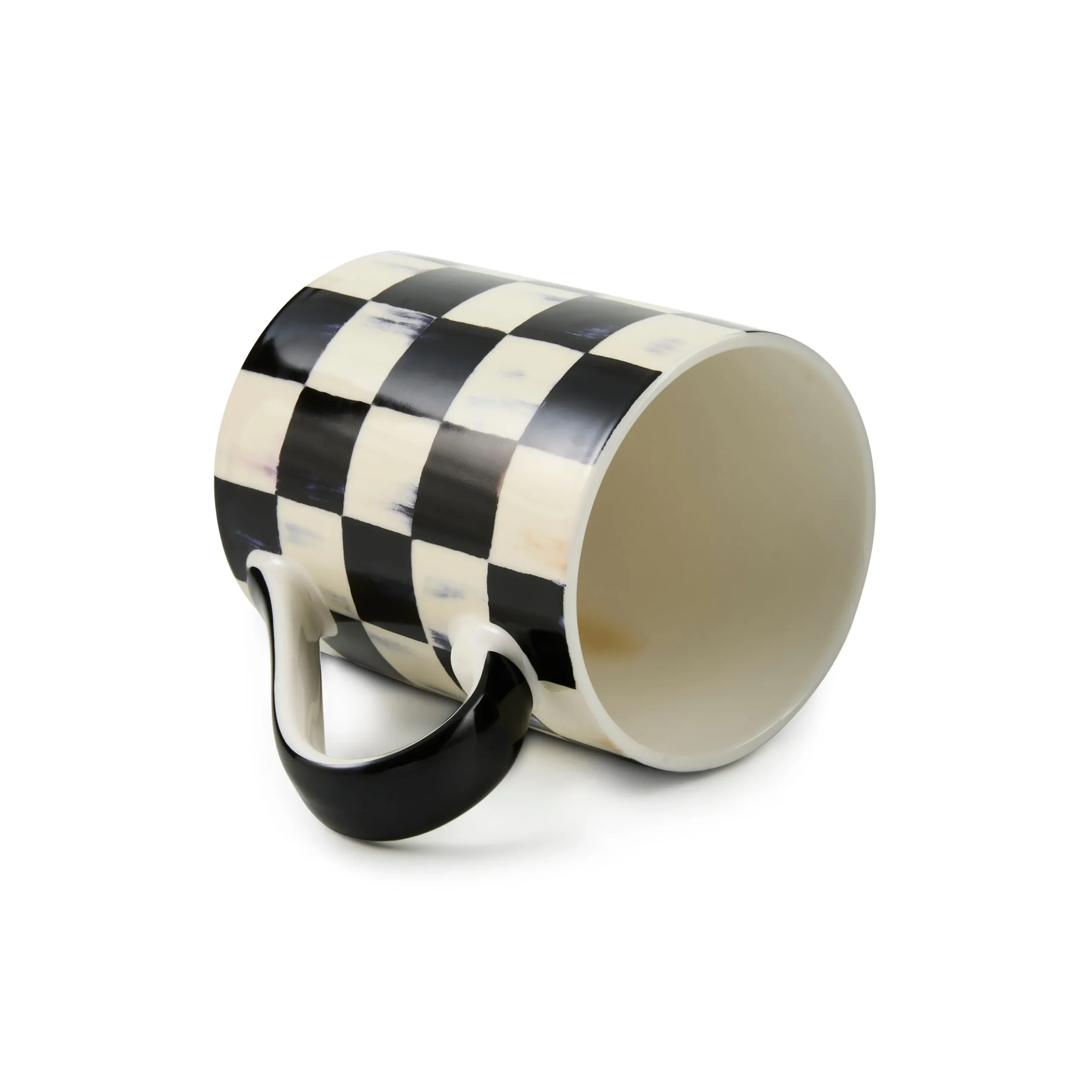 Courtly Check Porcelain Mug