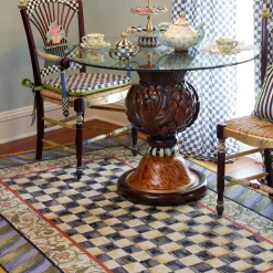 Courtly Check Purple & Green 5' x 8' Rug