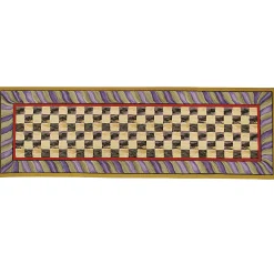Courtly Check Purple & Green 2'6" x 8' Runner