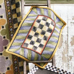 Courtly Check Purple & Green 2' x 3' Rug