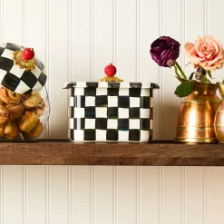 Courtly Check Recipe Box
