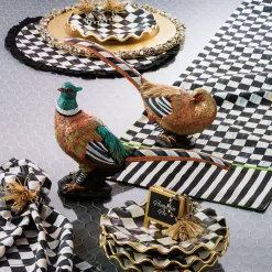 Courtly Check Round Placemat