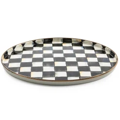 Courtly Check Round Tray