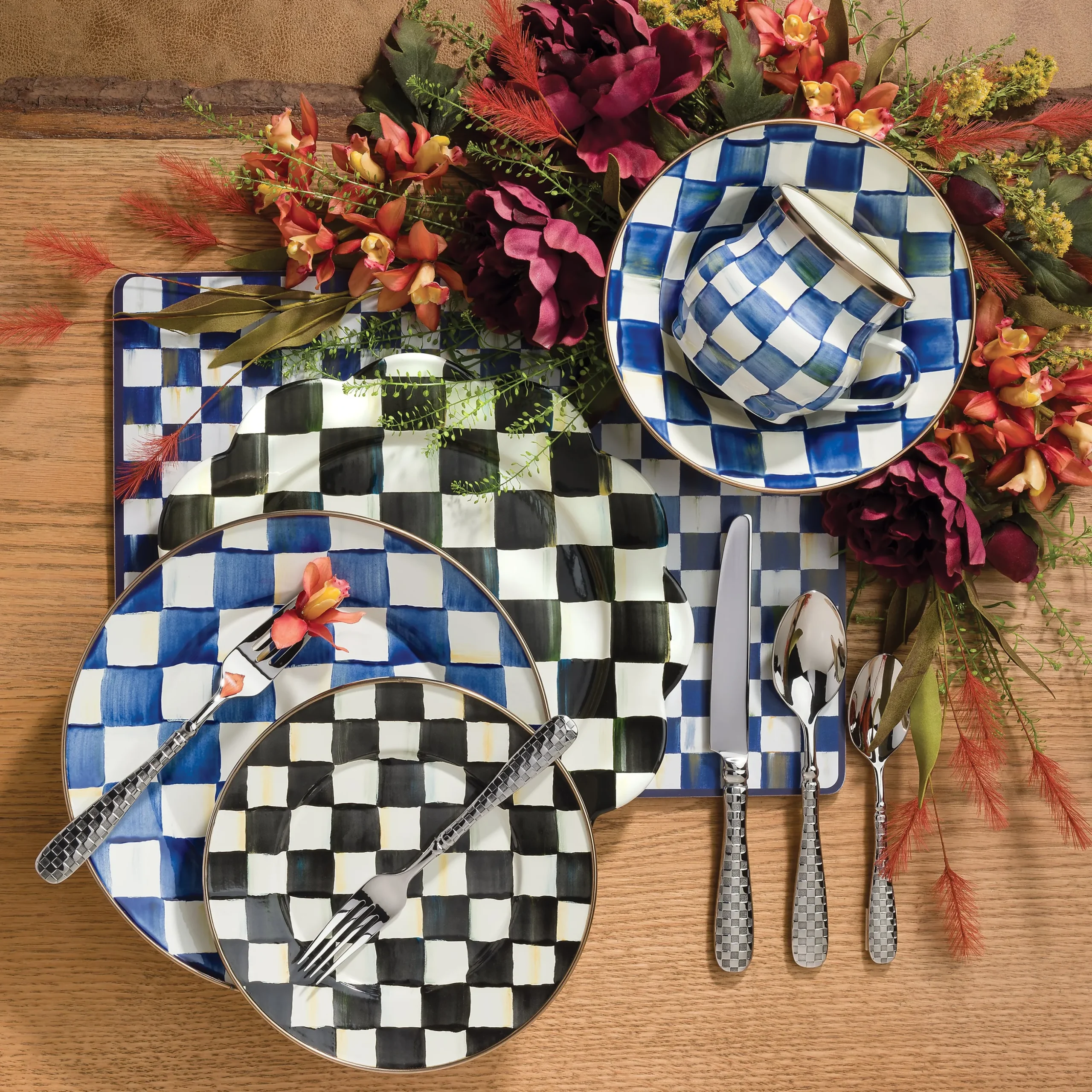 Courtly Check Salad/Dessert Plate