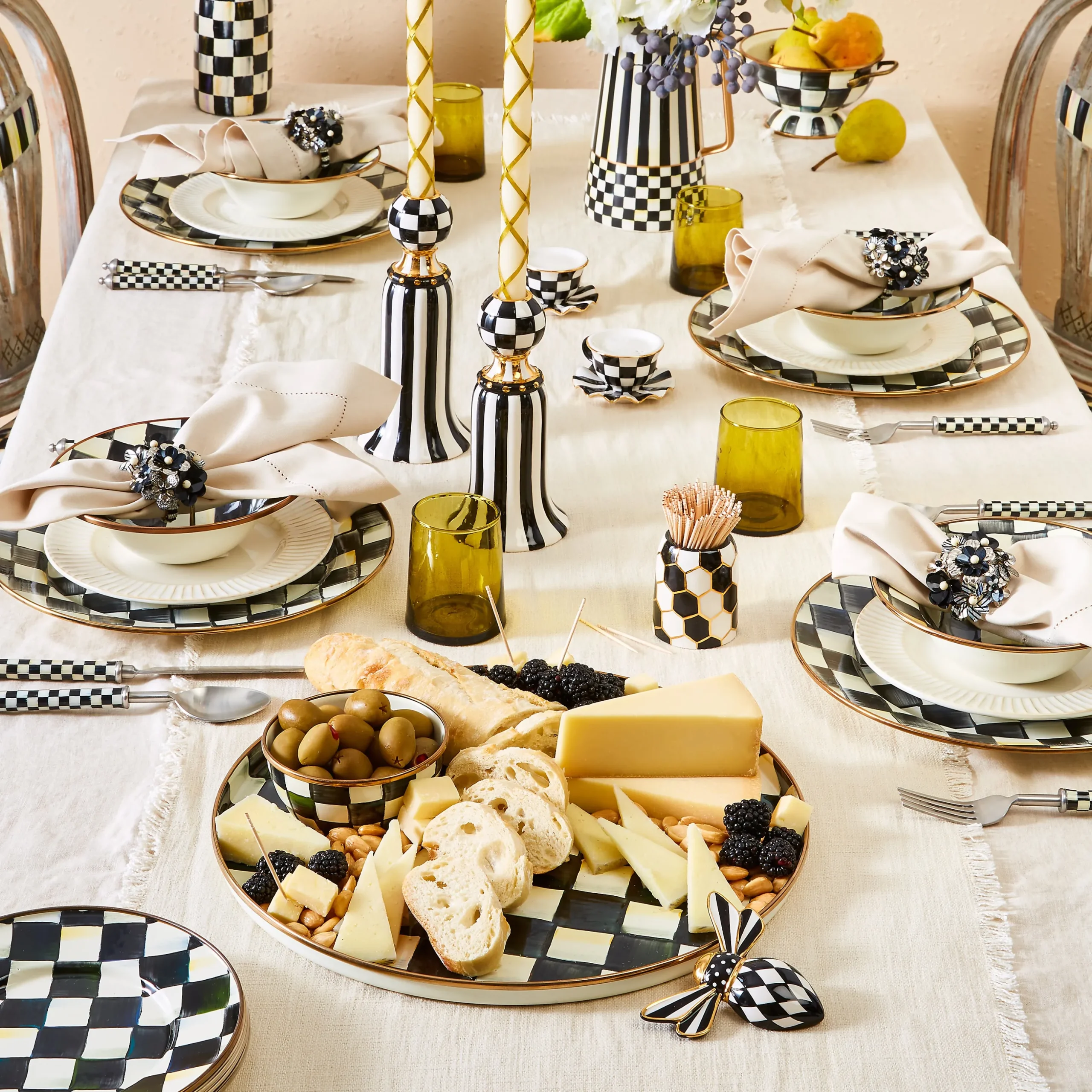 Courtly Check Salad/Dessert Plate
