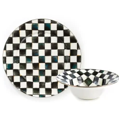 Courtly Check Serving Platter & Bowl Set