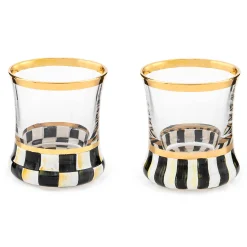 Courtly Check Shot Glass