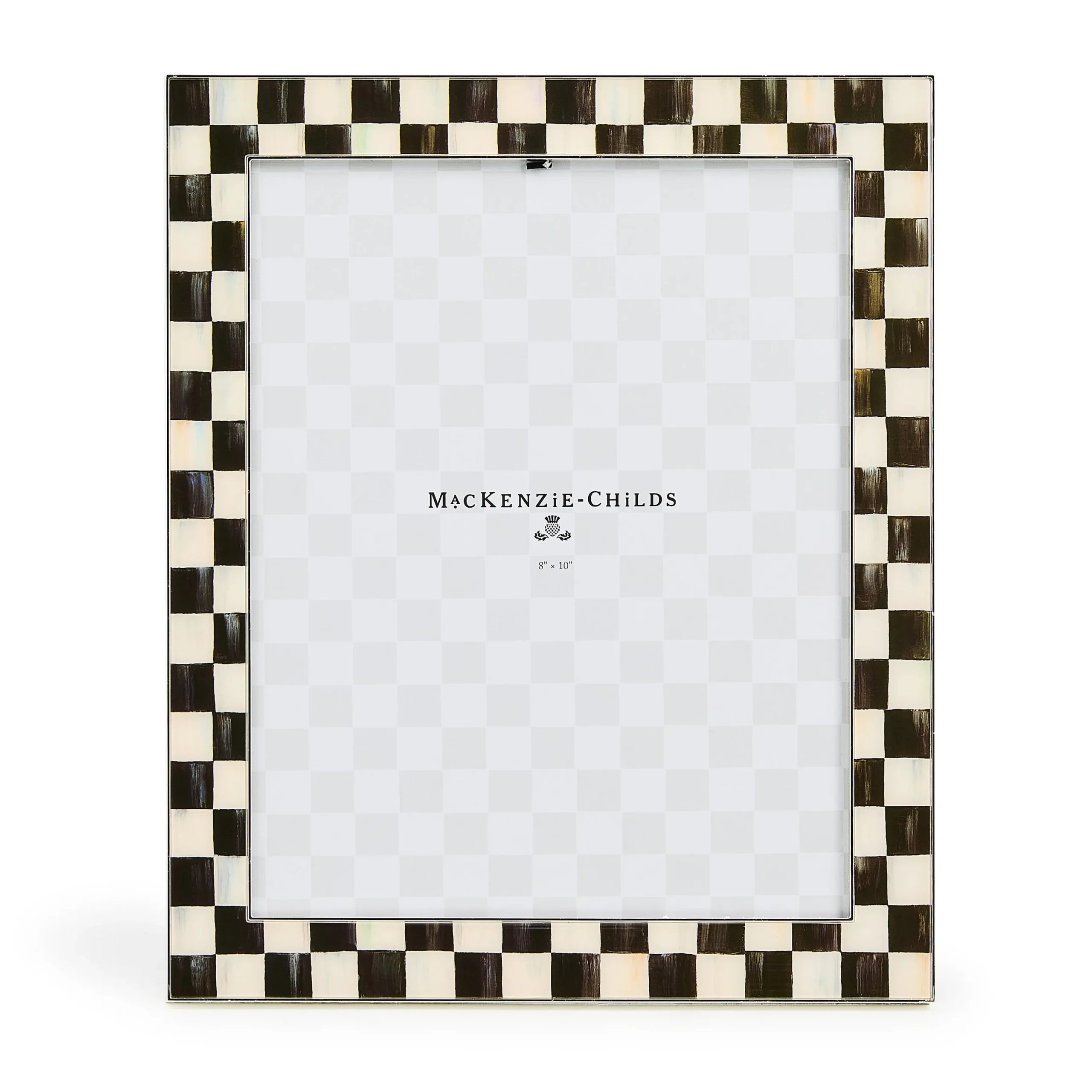 Courtly Check Silver Plated 8" x 10" Frame