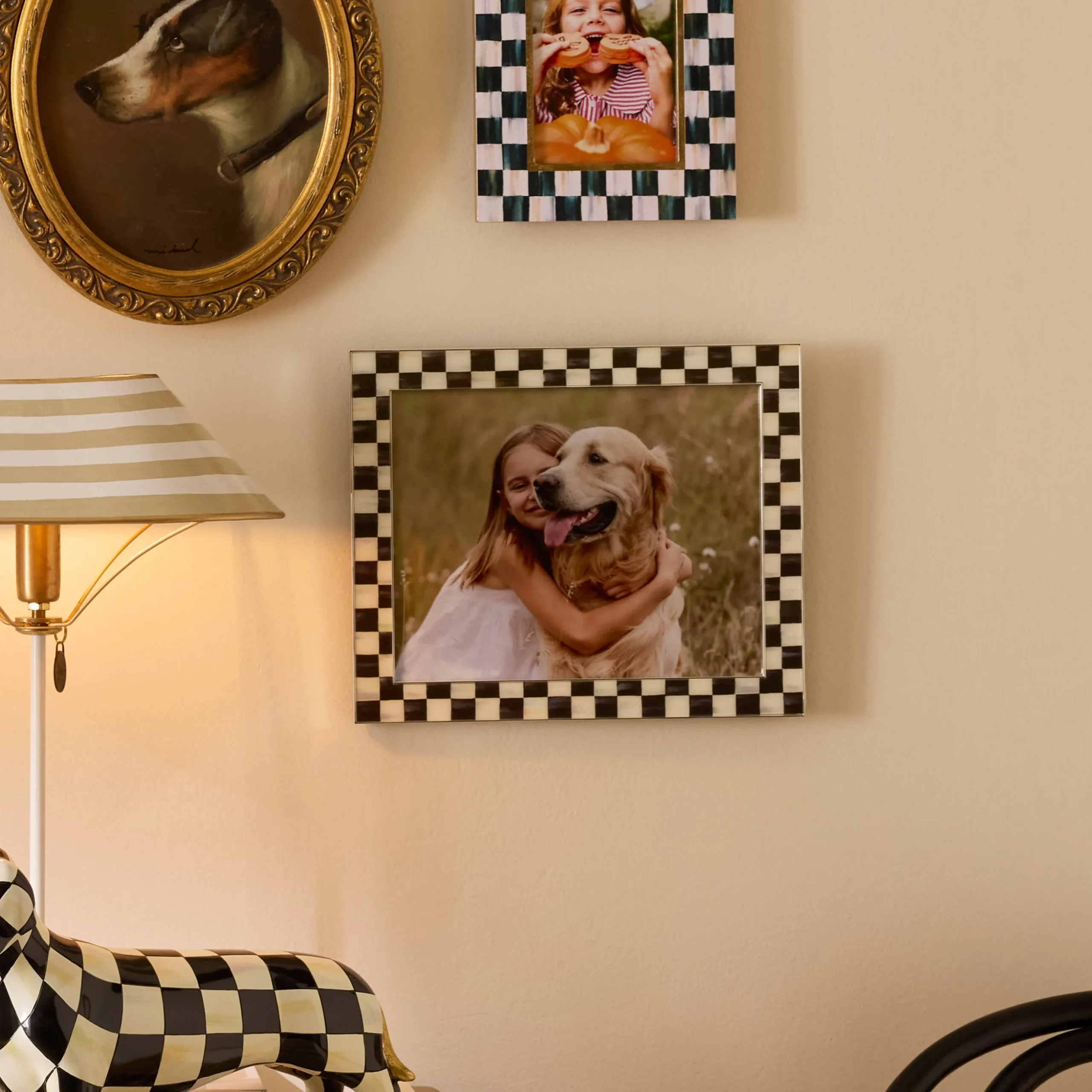 Courtly Check Silver Plated 8" x 10" Frame