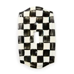 Courtly Check Single Toggle Switch Plate