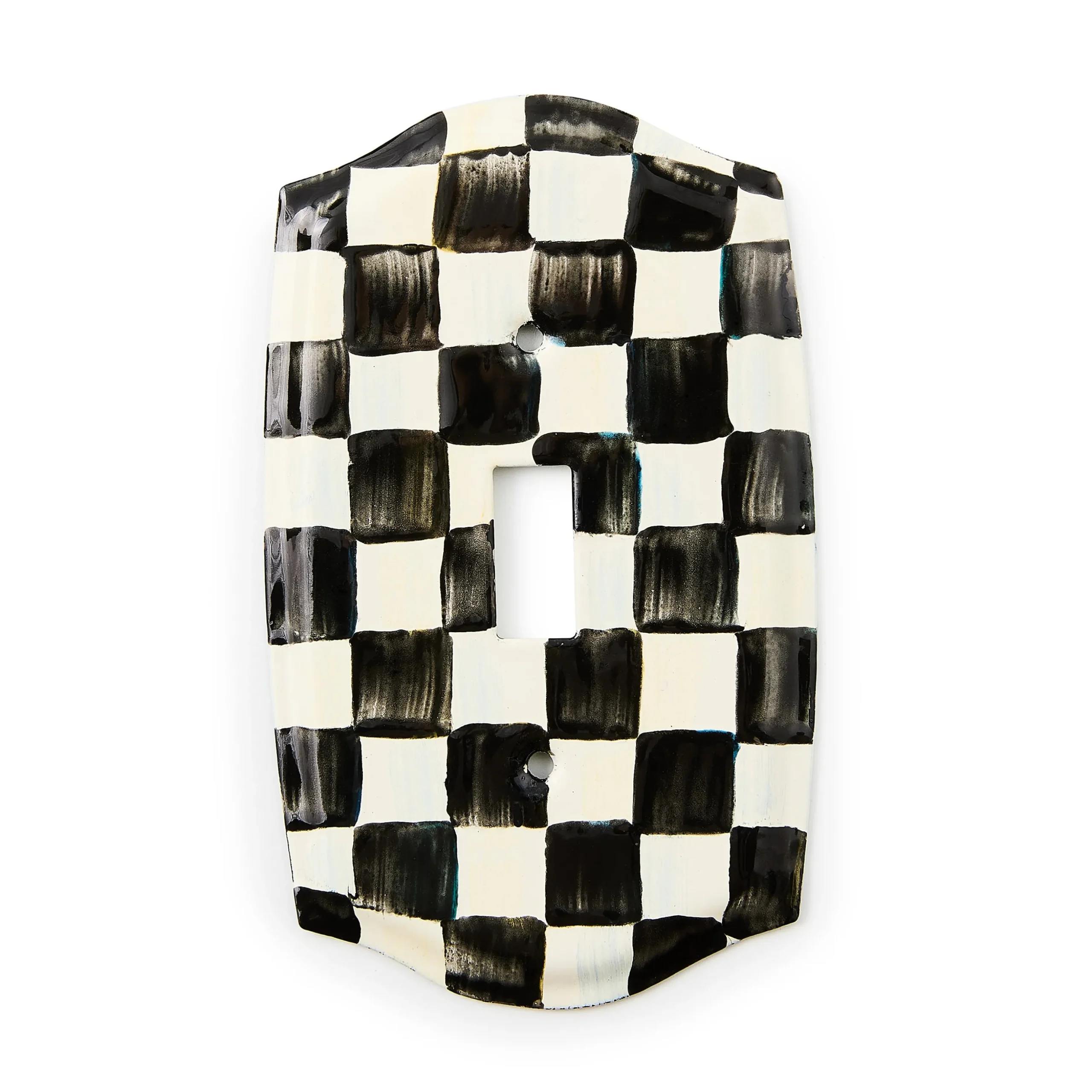 Courtly Check Single Toggle Switch Plate