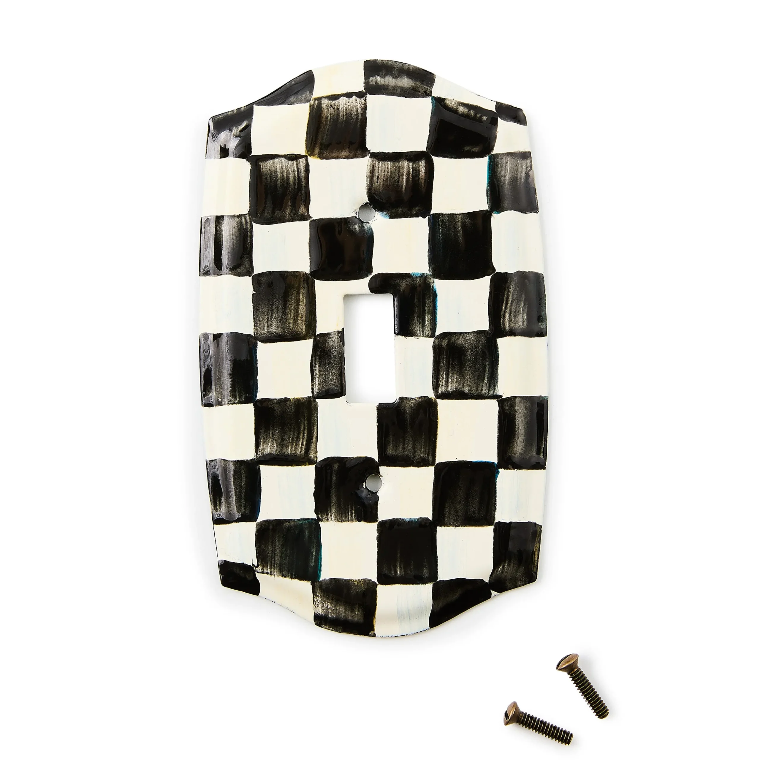 Courtly Check Single Toggle Switch Plate