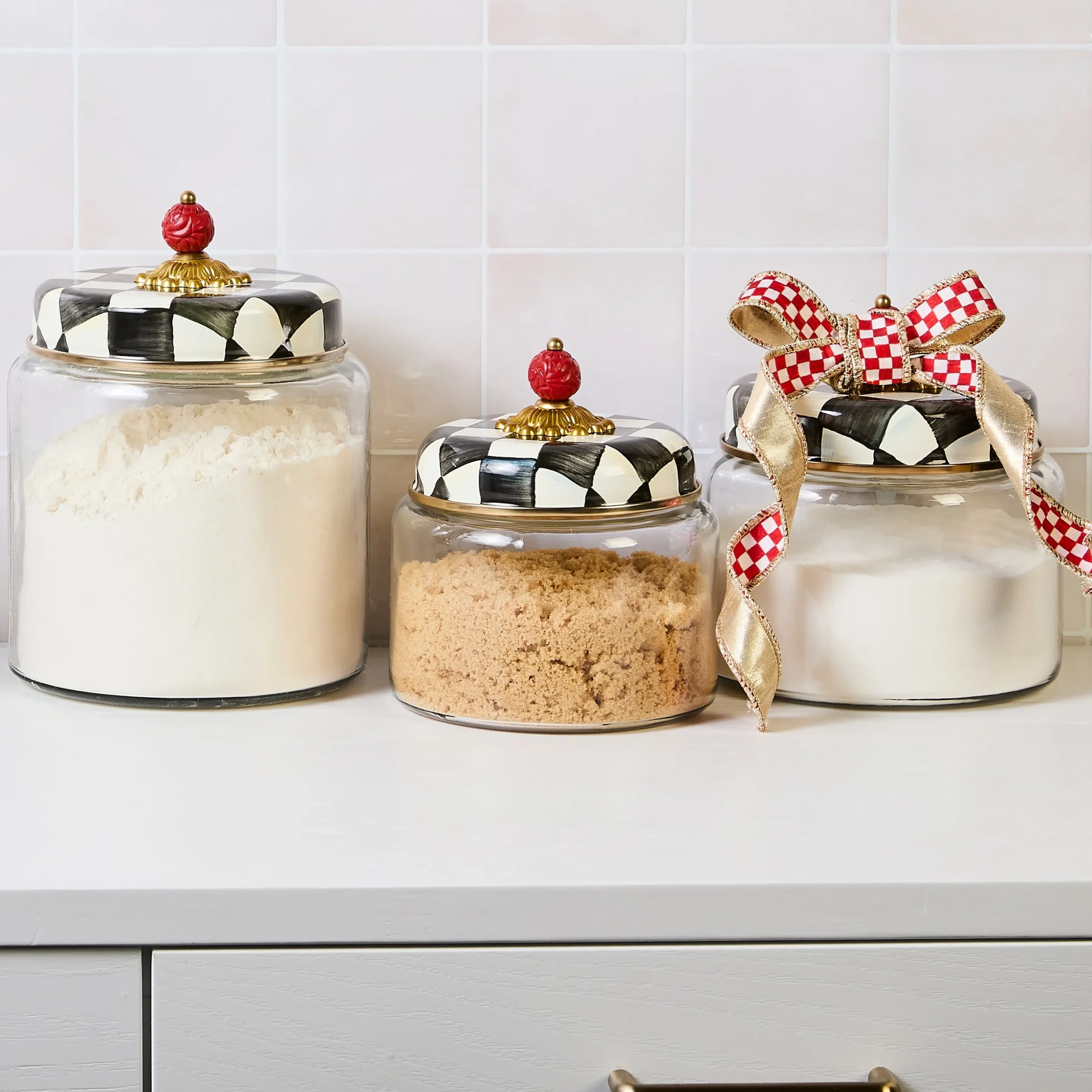 Courtly Check Small Kitchen Canister