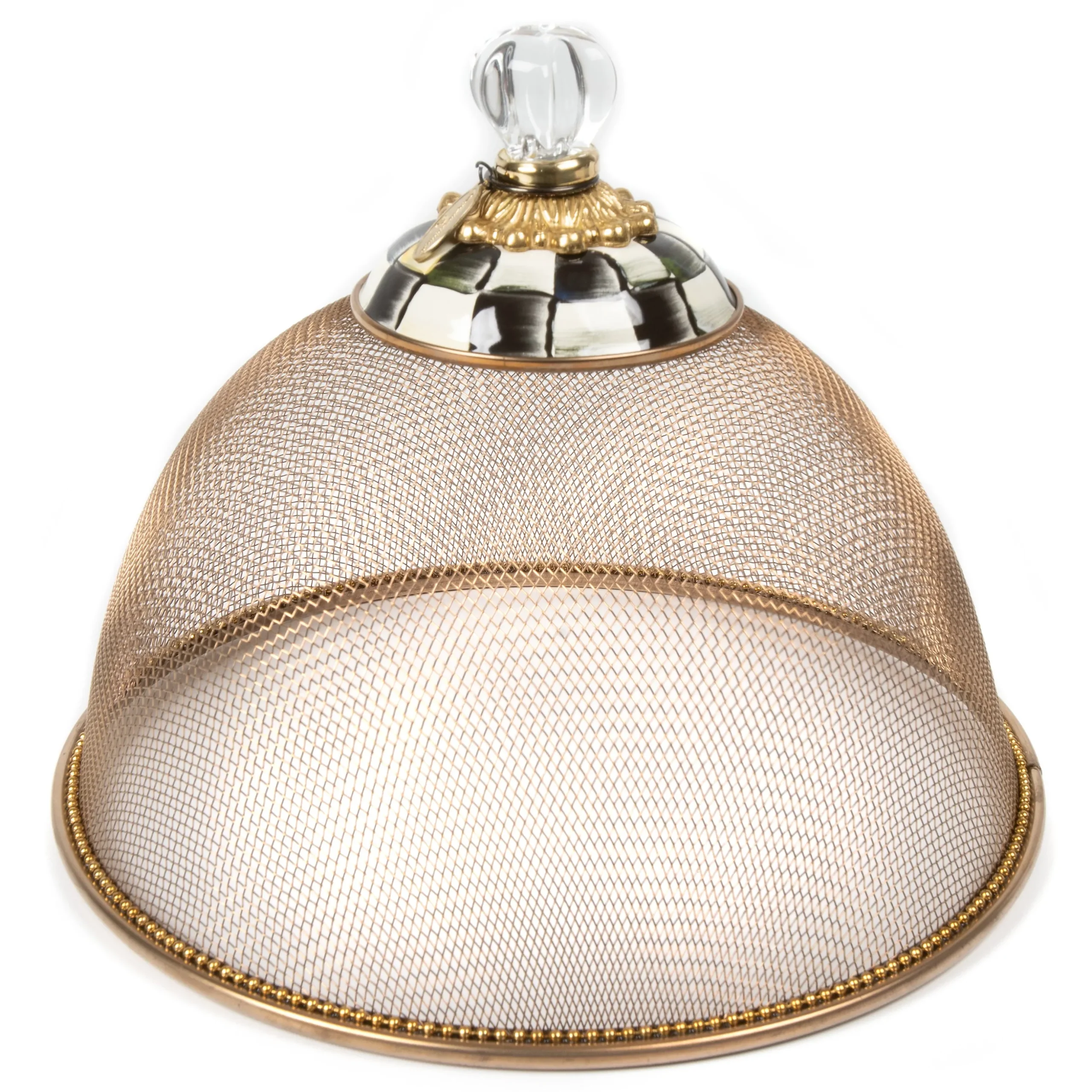 Courtly Check Small Mesh Dome