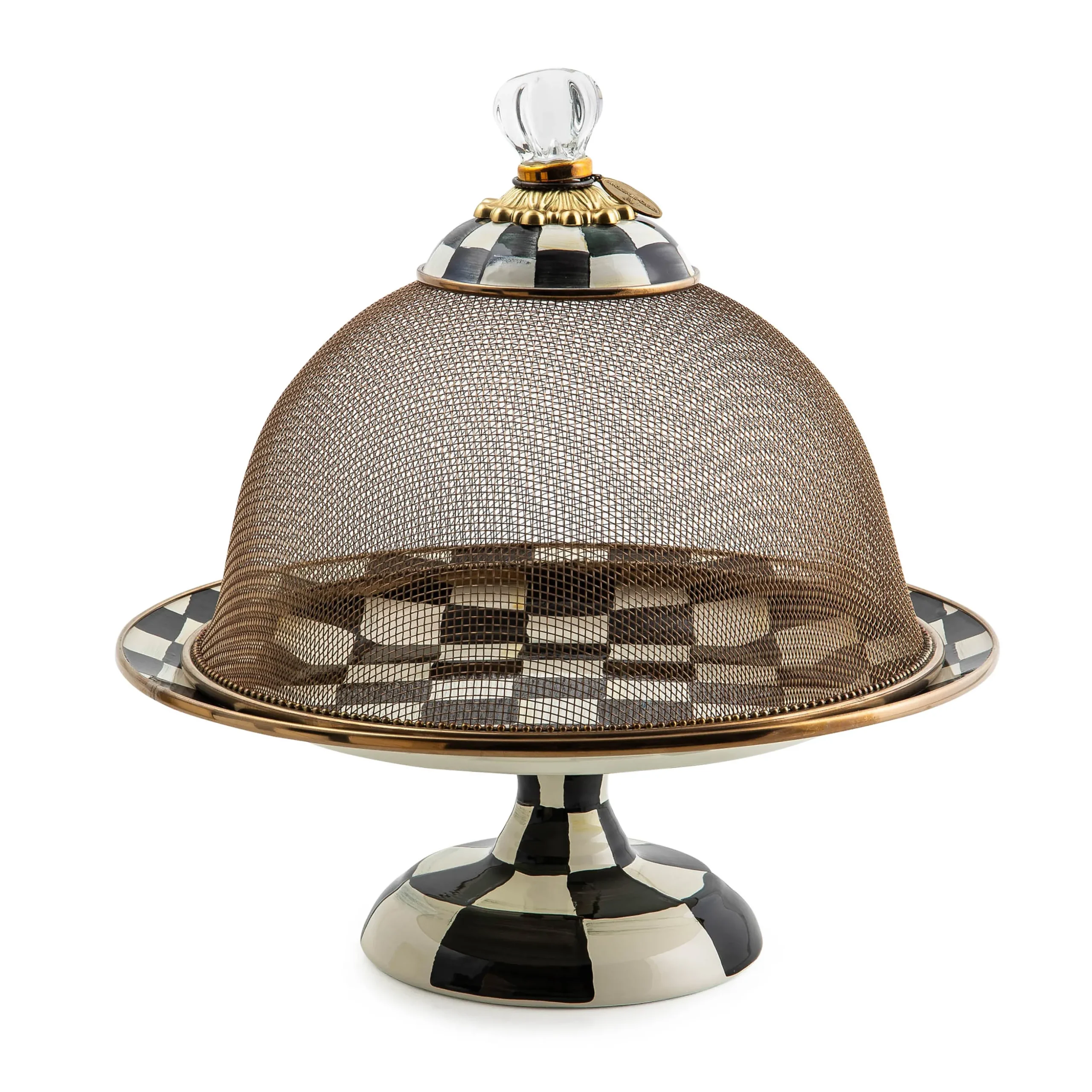 Courtly Check Small Mesh Dome