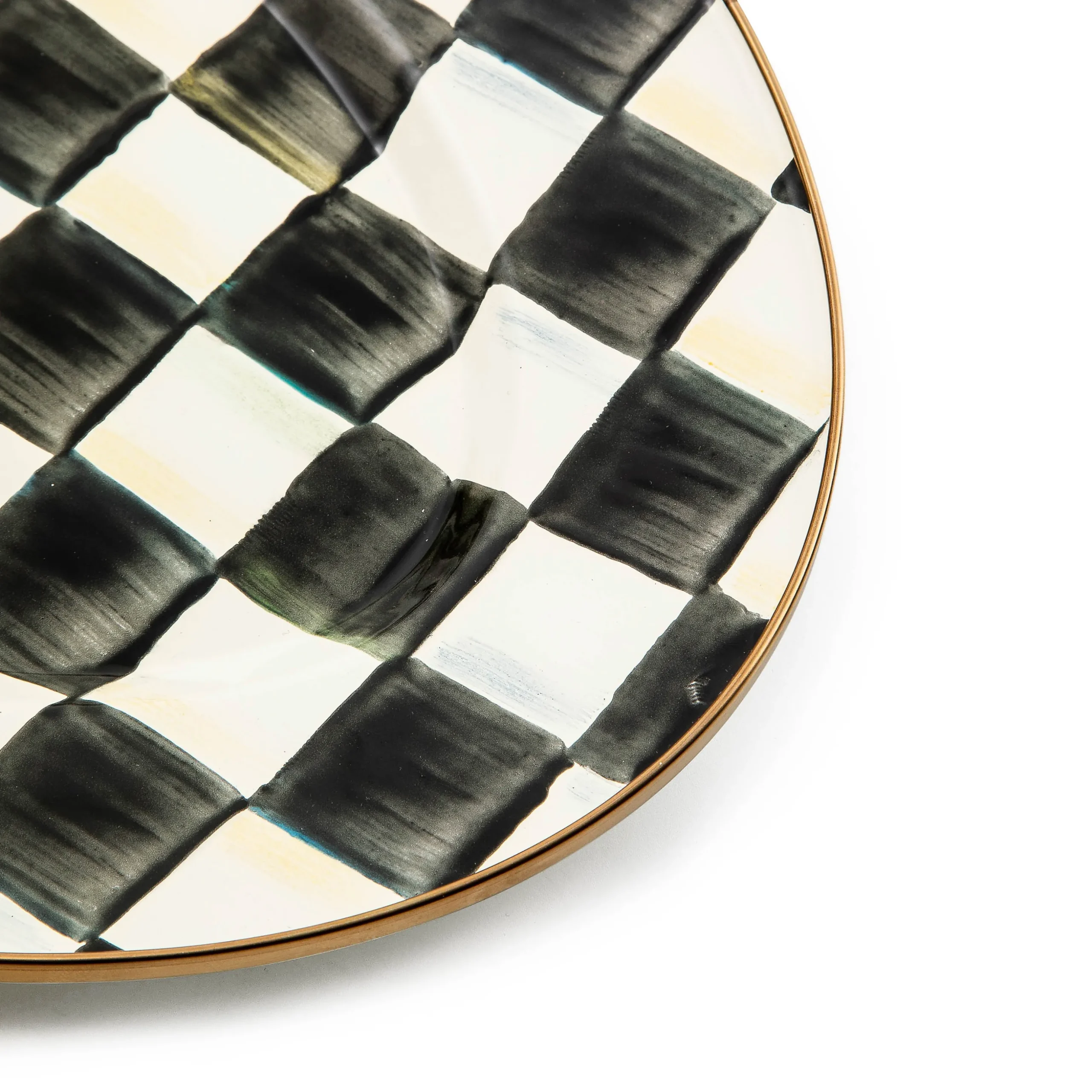Courtly Check Small Oval Platter