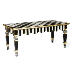 Courtly Check & Stripe Coffee Table
