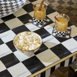 Courtly Check & Stripe Coffee Table