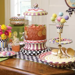 Courtly Check & Stripe Table Runner