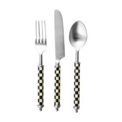 Courtly Check Supper Club 3-Piece Place Setting