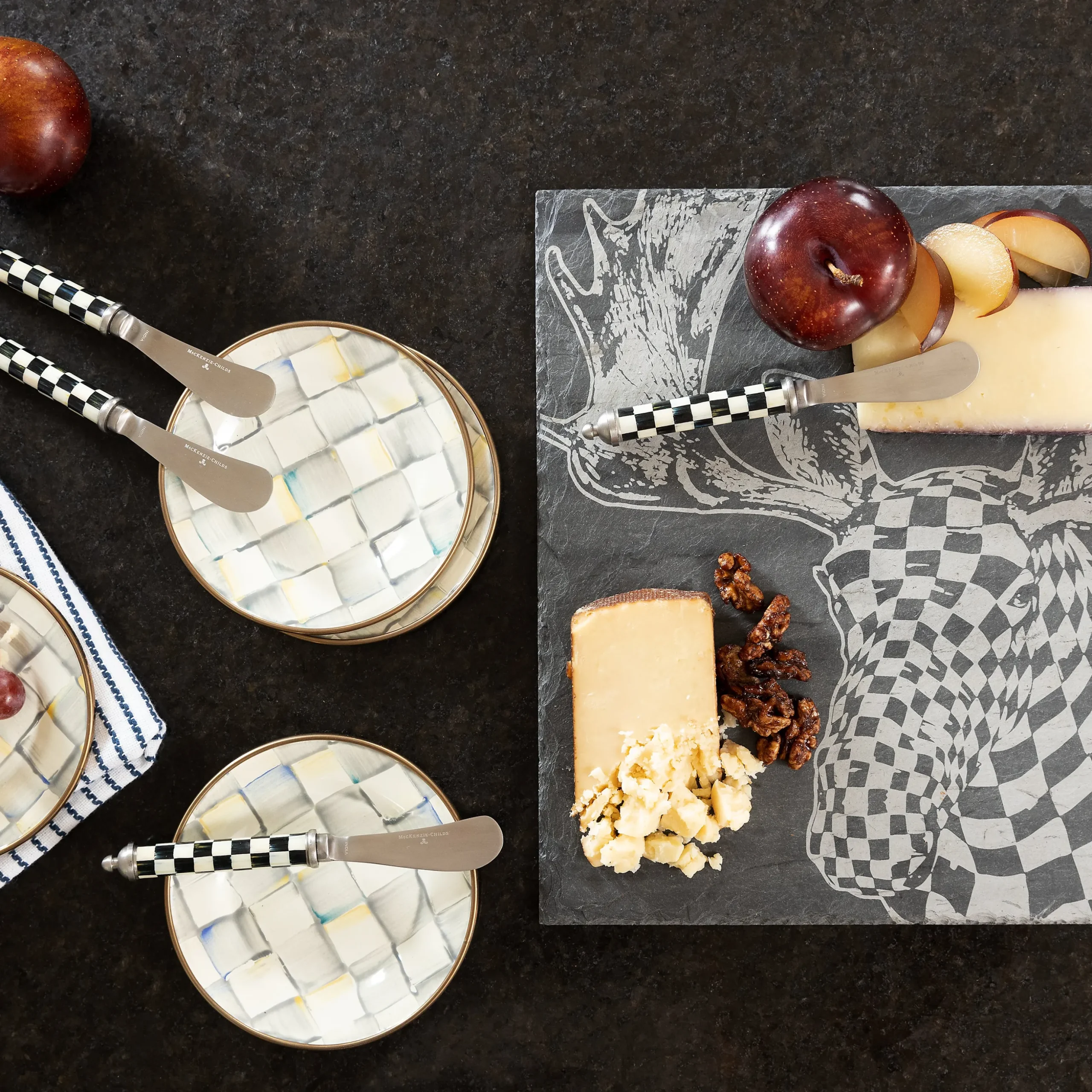 Courtly Check Supper Club Spreaders