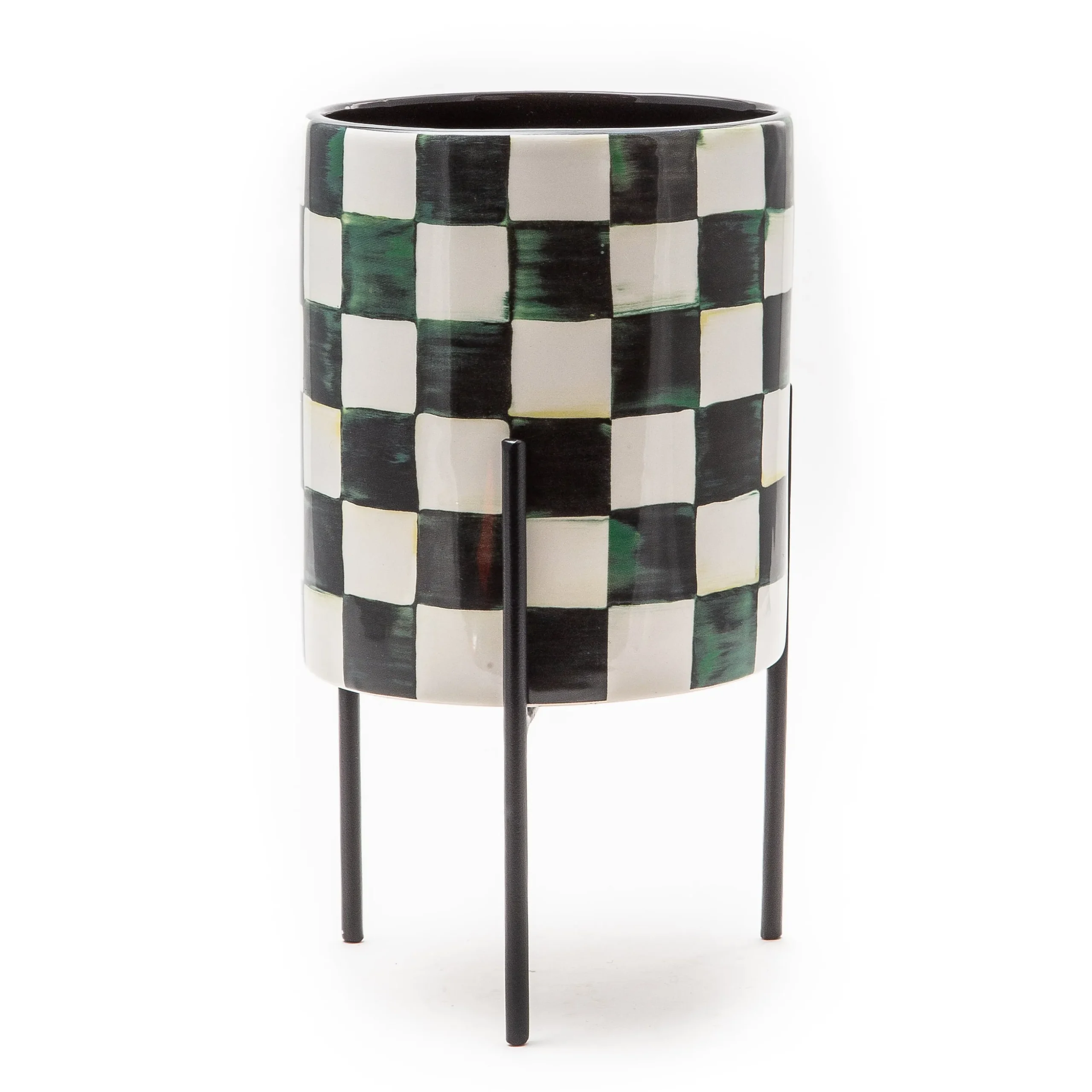 Courtly Check Tabletop Planter