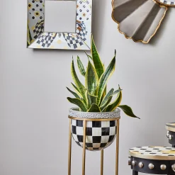 Courtly Check Tall Plant Stand