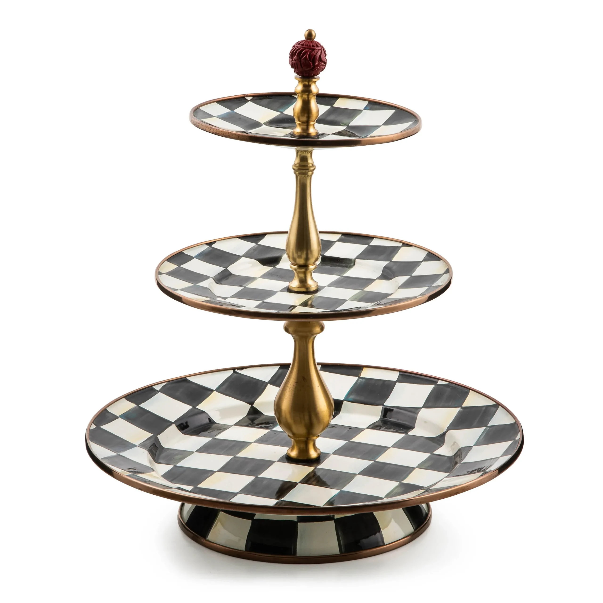 Courtly Check Three Tier Sweet Stand