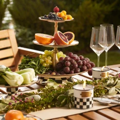 Courtly Check Three Tier Sweet Stand
