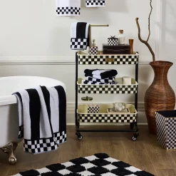 Courtly Check 3-Tier Kitchen Cart