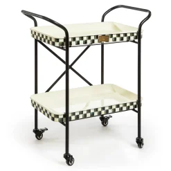 Courtly Check 2-Tier Kitchen Cart