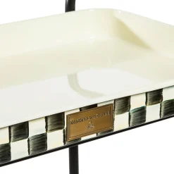 Courtly Check 2-Tier Kitchen Cart