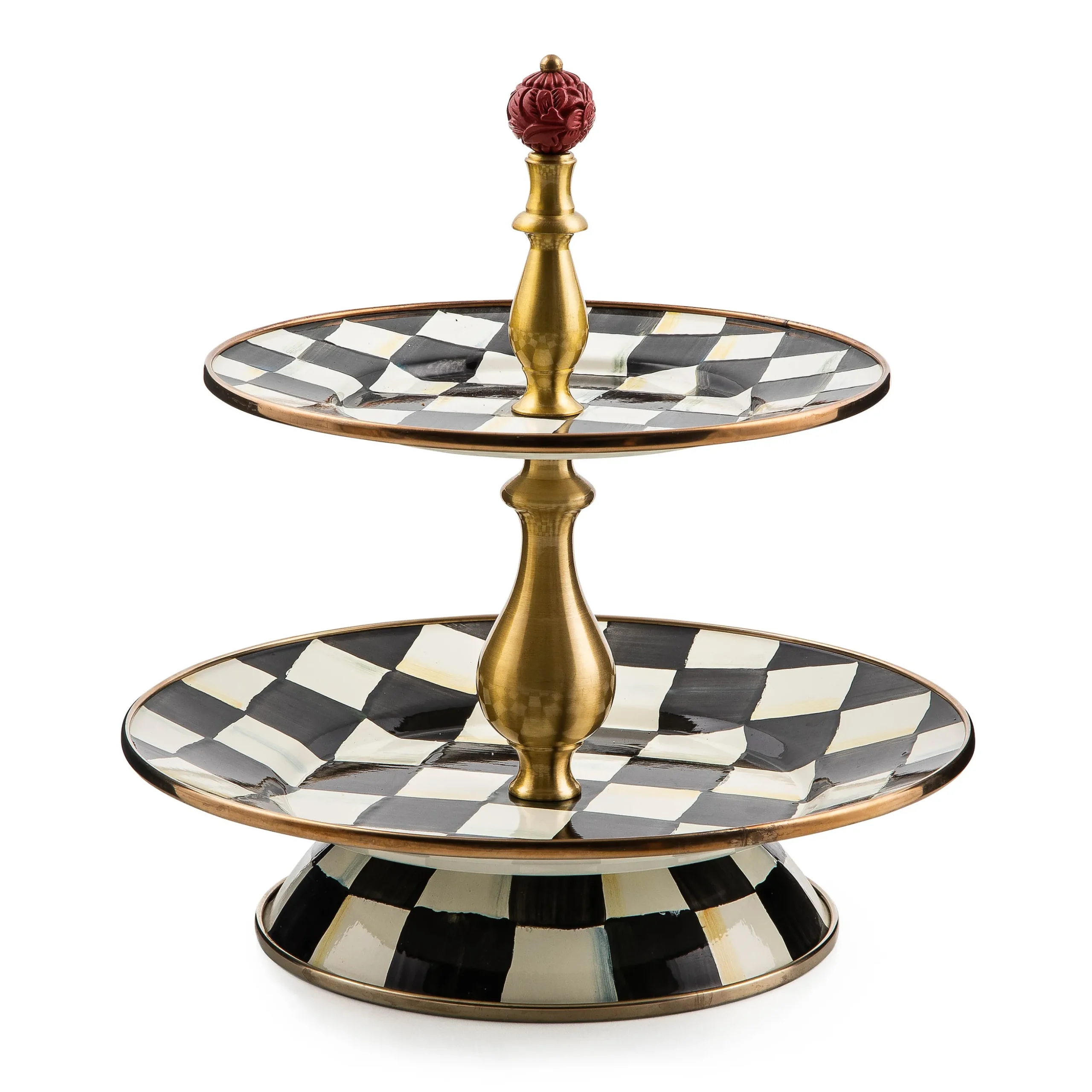 Courtly Check Two Tier Sweet Stand
