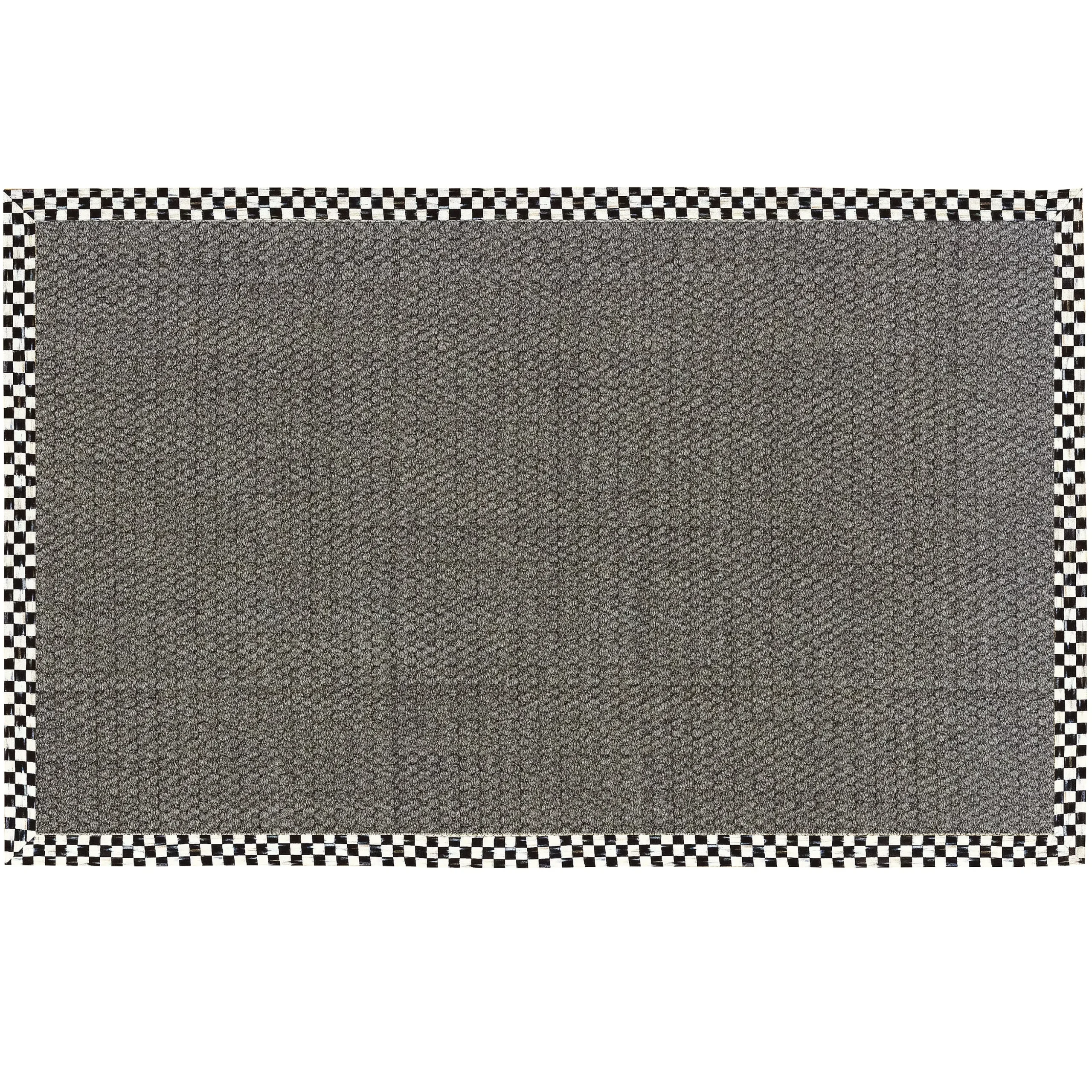 Courtly Check 6' x 9' Grey Sisal Rug