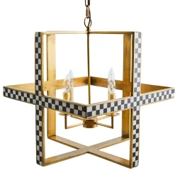 Courtly Cube Chandelier