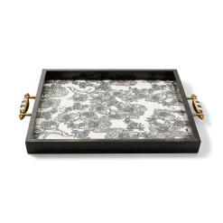 Courtly English Garden Serving Tray