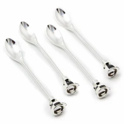 Courtly Espresso Spoons, Set of 4