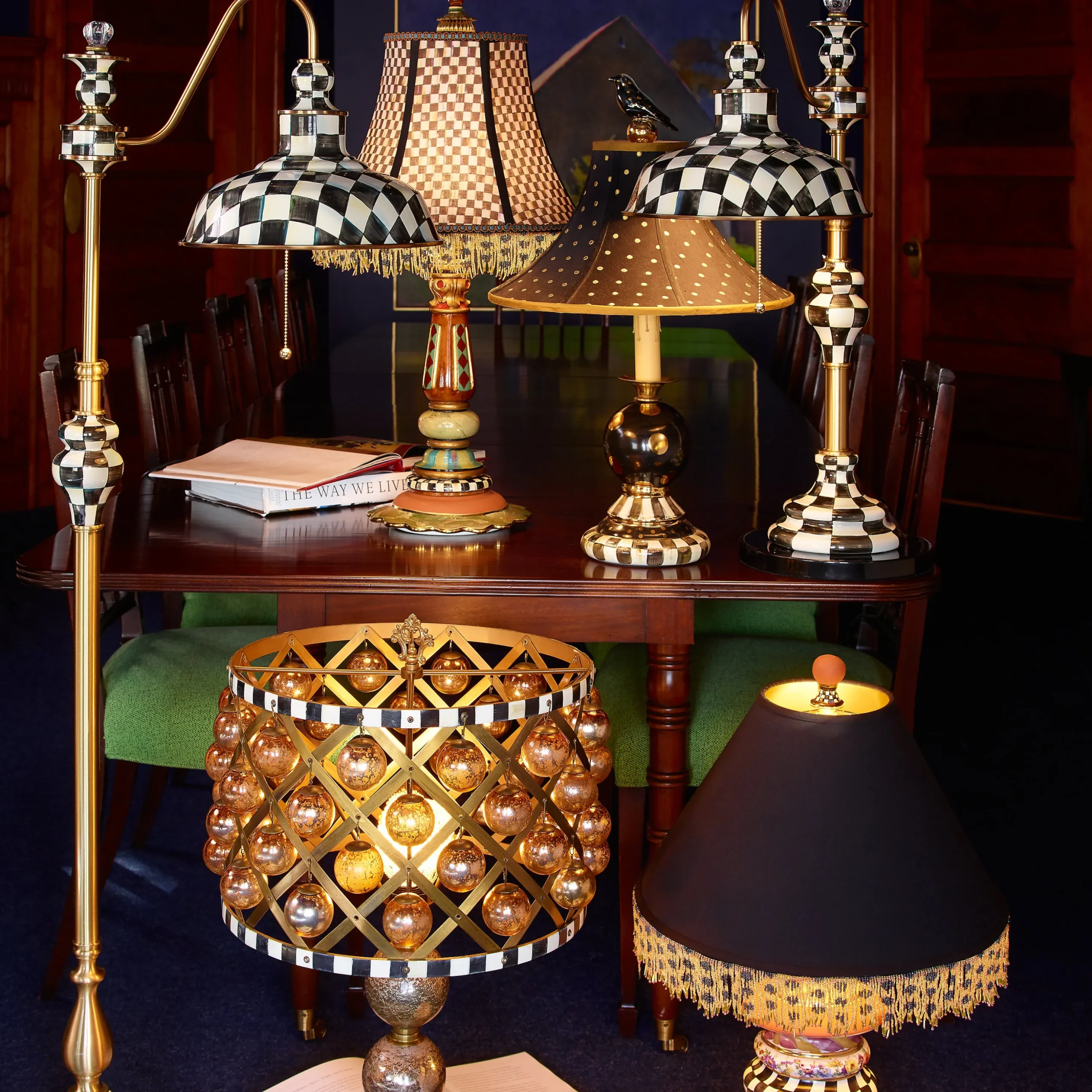 Courtly Farmhouse Floor Lamp