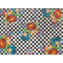 Courtly Flower Market Cork Back Placemats, Set of 4