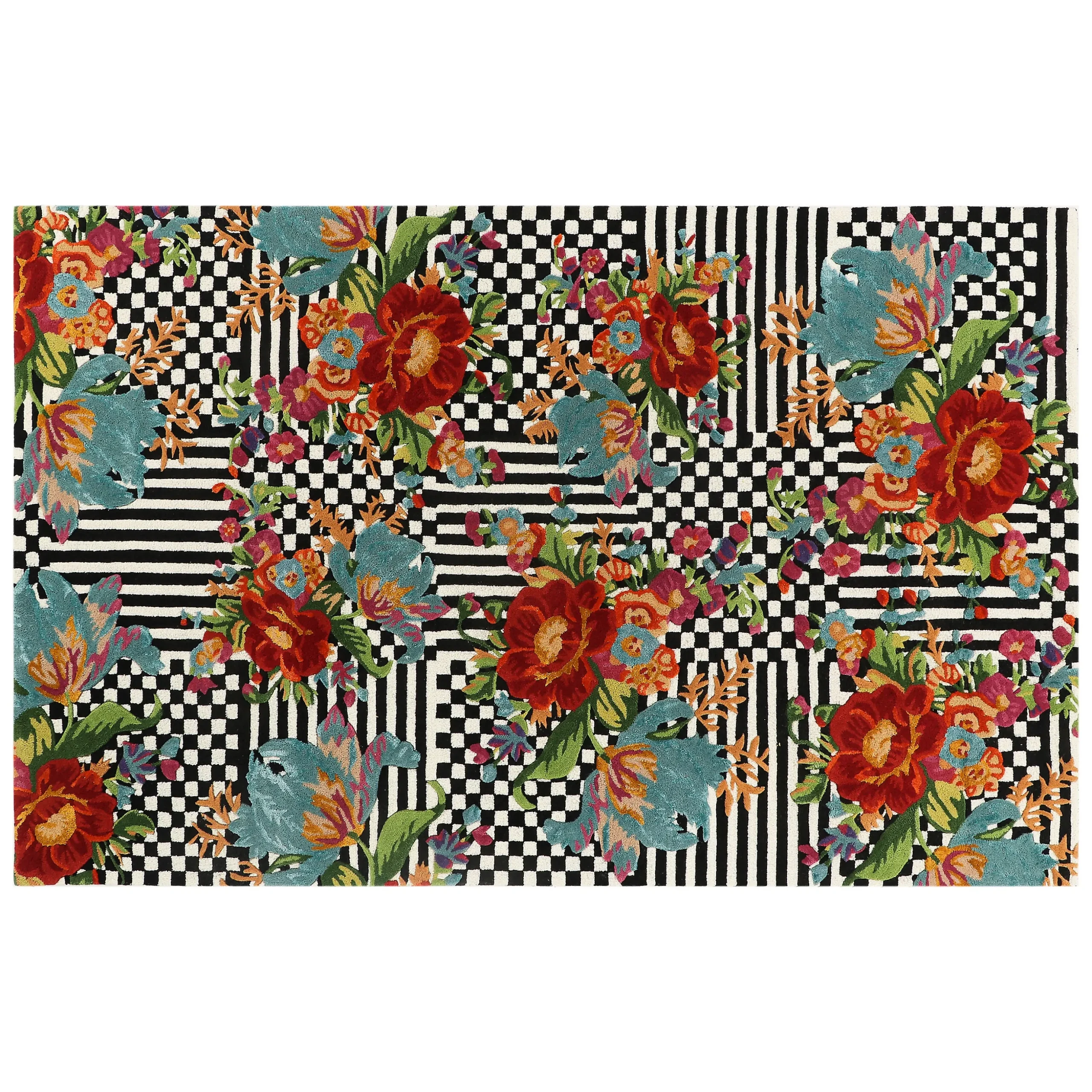 Courtly Flower Market 5' x 8' Rug