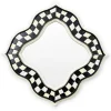 Courtly Quatriflower Small Wall Mirror