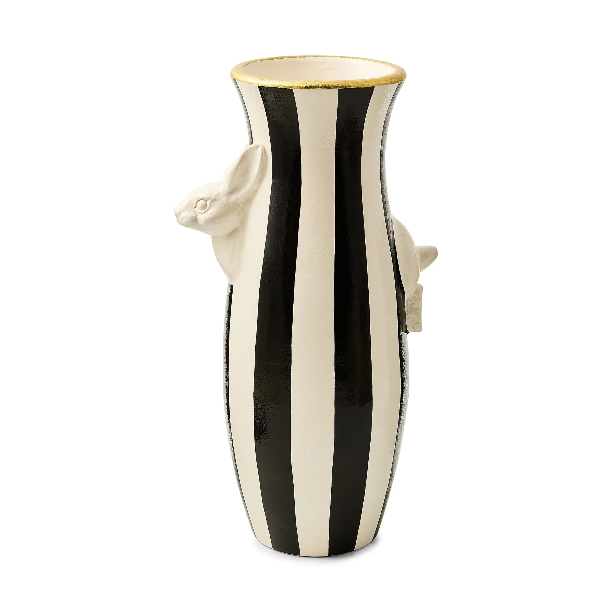 Courtly Rabbit Vase