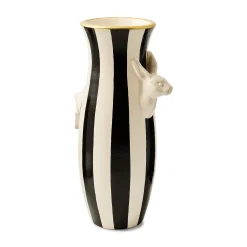 Courtly Rabbit Vase