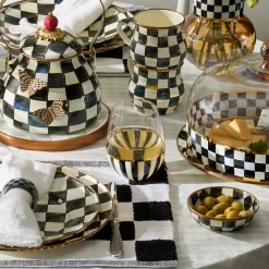 Courtly Stripe Stemless Wine Glass