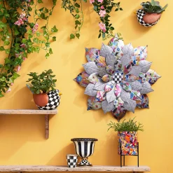 Courtly Stripe Tabletop Urn