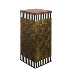Courtly Stripe Tall Storage Bin